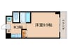 カルテットＫＯＢＯＲＩ　Ｃ棟 1Kの間取り