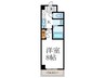 Fiore　Saiin 1Kの間取り