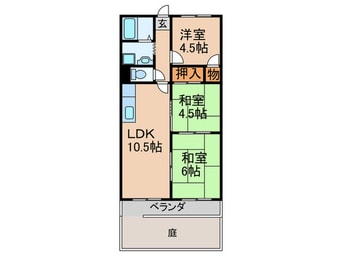 間取図 メゾン高井田