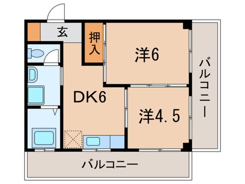 間取図 岡本マンション