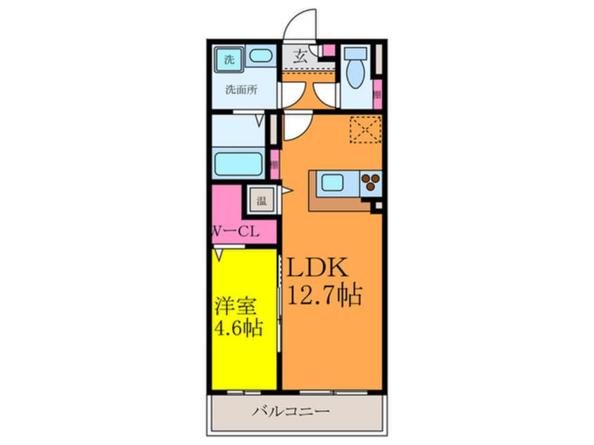 間取図 メゾンＣｏＣｏ