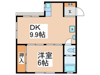 間取図 オレンジマンション