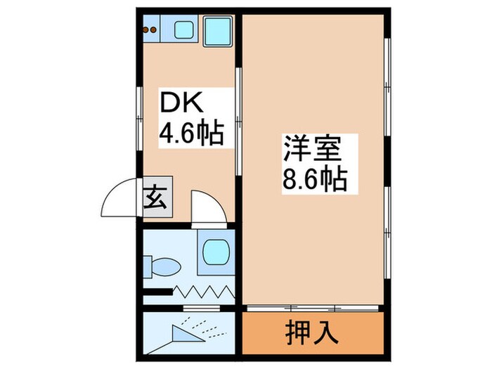 間取り図 オレンジマンション