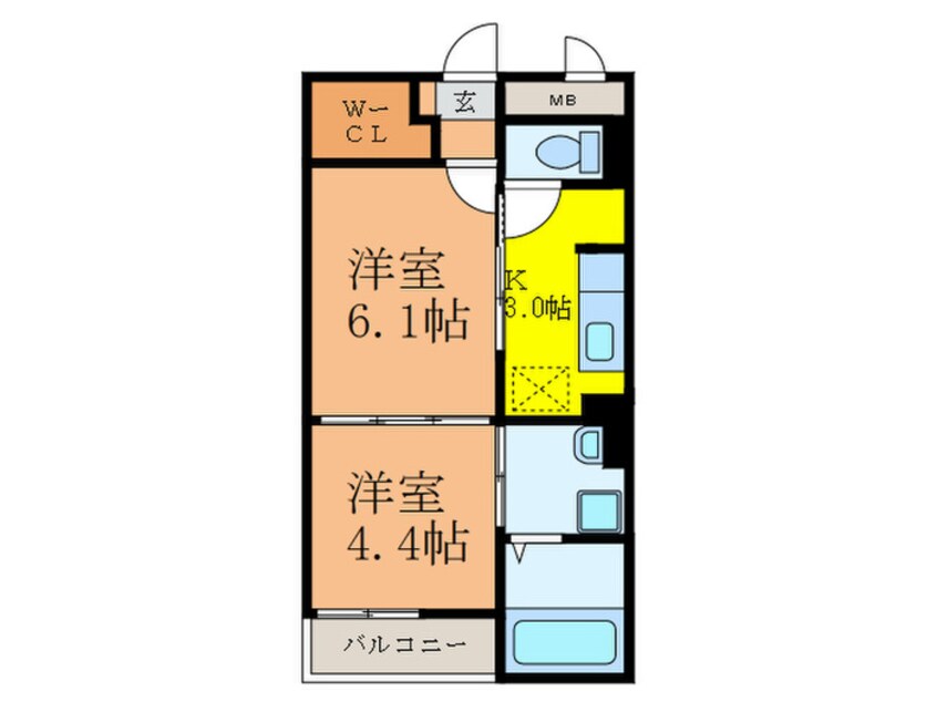 間取図 グランシャリオ