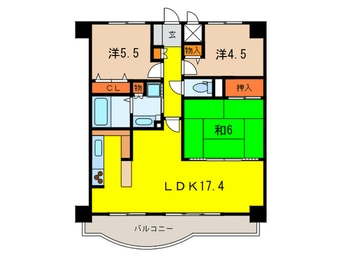 間取図 仁川リバ－サイドヒルズ