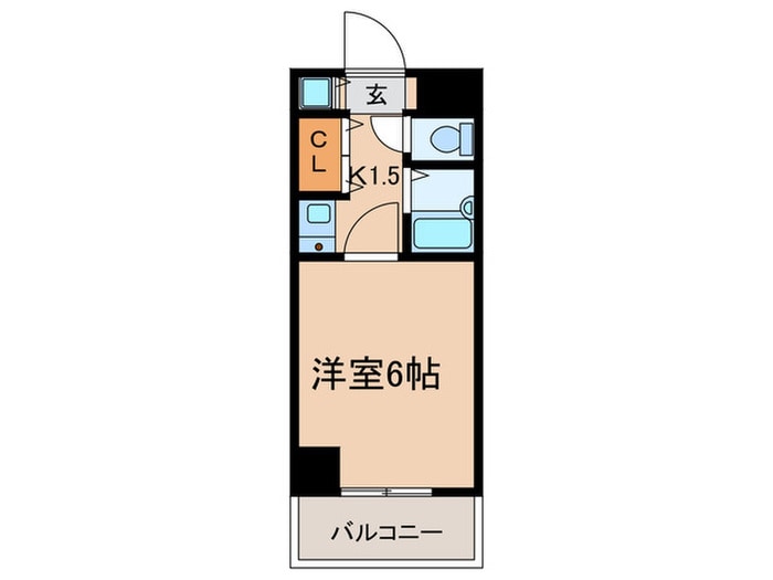 間取り図 リーガル神戸元町(101)