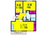 ロイヤルアイフティ 2LDKの間取り