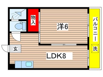 間取図 ア－バンヒル太秦