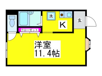 間取図 ベルハイル新家