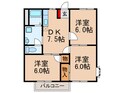 メゾンヤブウチの間取図