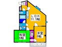 アジュールの間取図