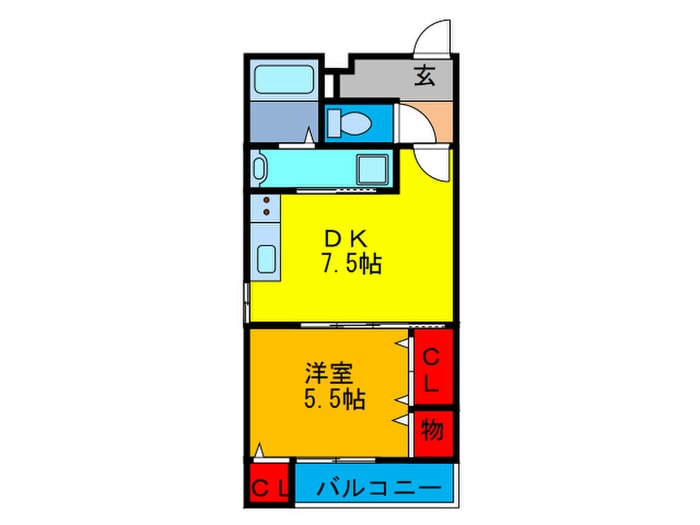 間取り図 フジパレス豊中大島町Ⅰ番館