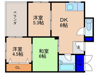 間取図 中島マンション