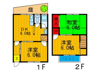 間取図 山之上貸家