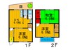 山之上貸家 3DKの間取り