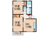 Ｃｏｎｆｏｒｔ 2DKの間取り