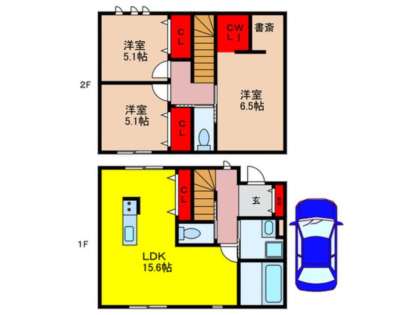 間取図 仮）TASSO(TASOO)