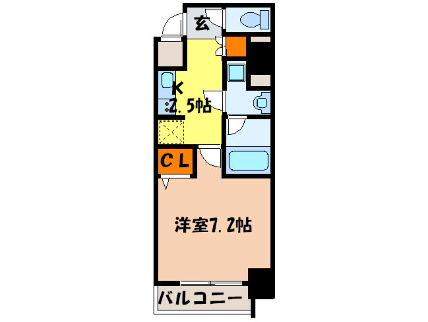 間取図 モンリベルテ箕面