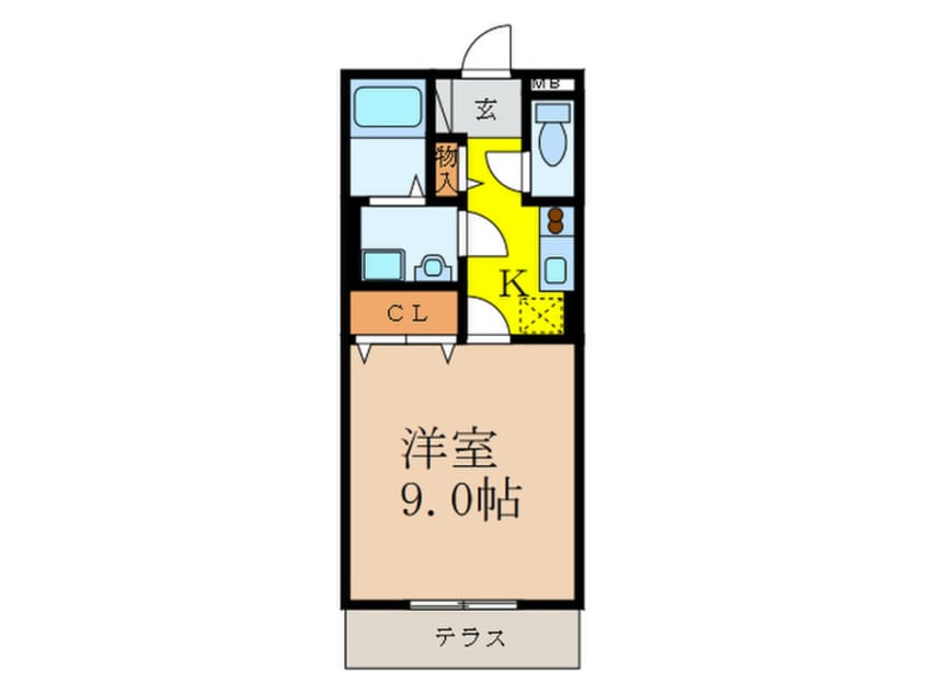 間取図 パセオ寿