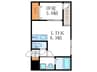 Nステ－ジ長岡天神 1LDKの間取り