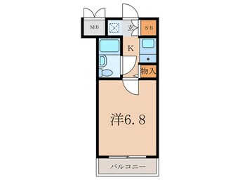 間取図 ダイアパレス京都・祇園(302)