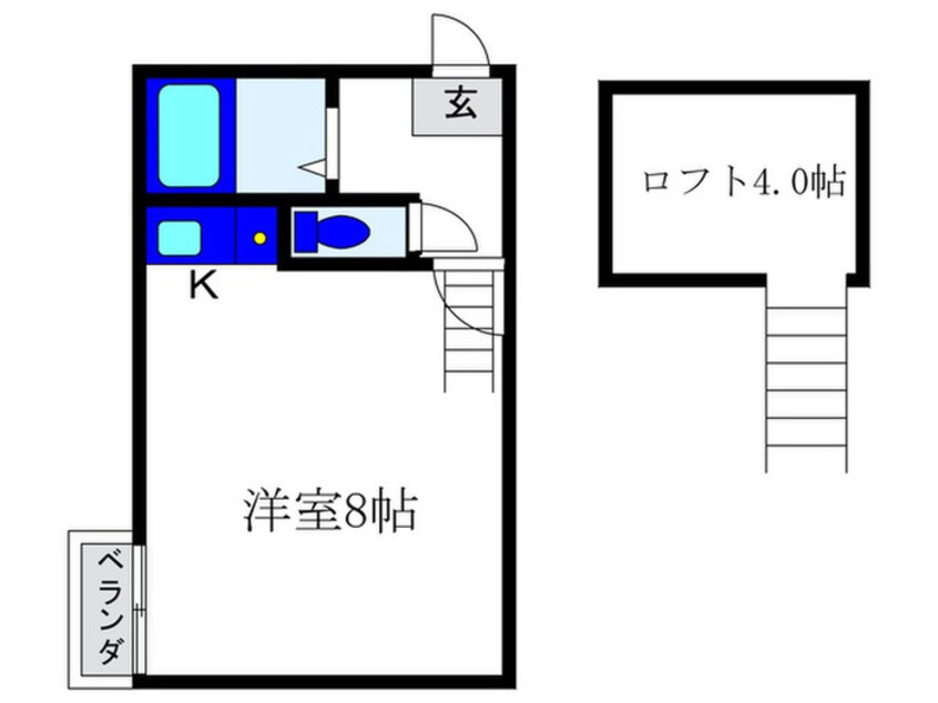 間取図 サンパレス２１パティオ豊中A棟