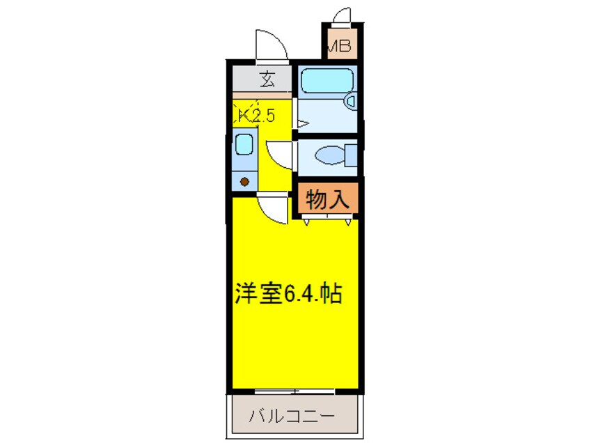 間取図 エクセレント岸和田弐番館