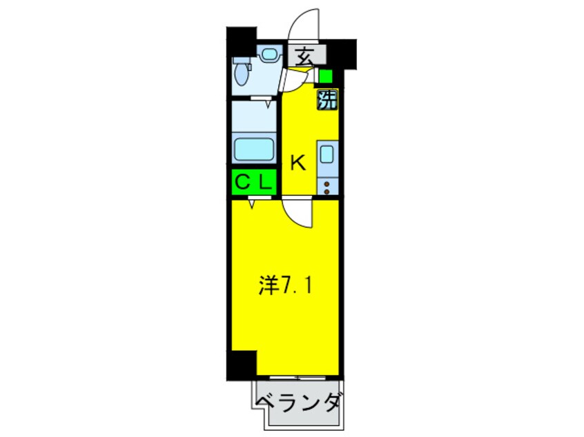 間取図 ＦＤＳ　ＫＯＨＡＭＡ　ＷＥＳＴ