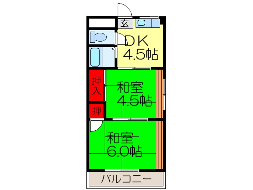 間取図 ＭＫハイツ