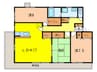 アリュ－ル逆瀬川 3LDKの間取り