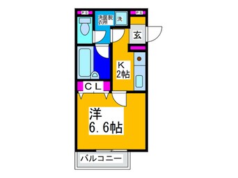 間取図 グランフォルム野尻