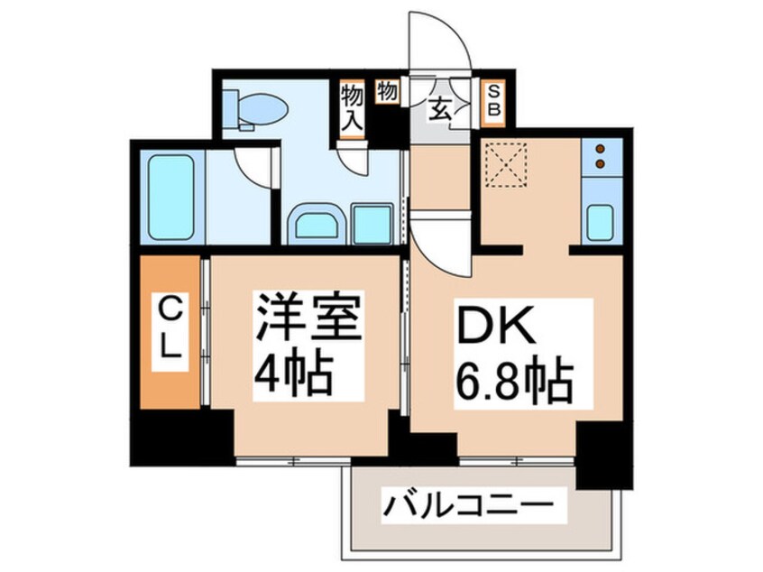 間取図 リンクハウスなんば大国