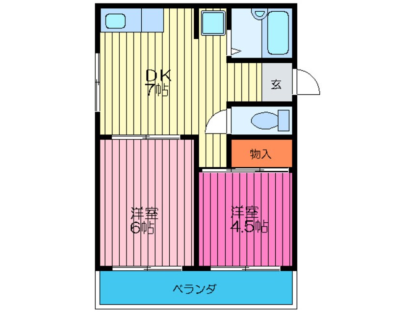 間取図 マンションハ－モニ－