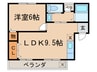 グランコ－トビワコ 1LDKの間取り