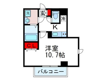 間取図 ﾘｰﾄﾞﾚｼﾞﾃﾞﾝｽ関大前