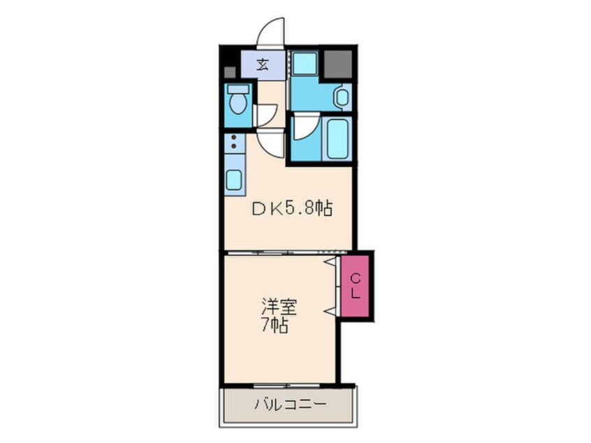 間取図 ルミナスビラ石橋