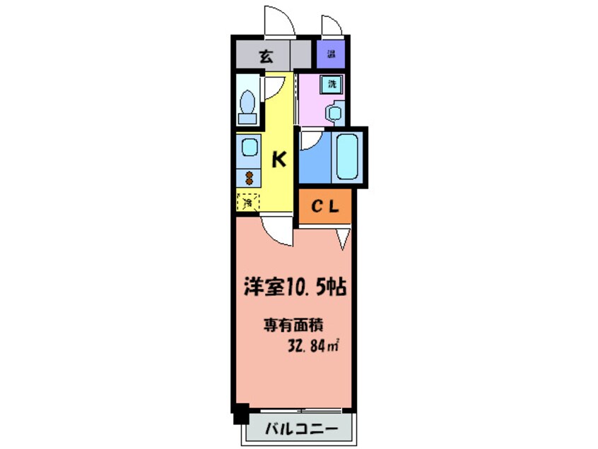 間取図 ルミナスビラ石橋