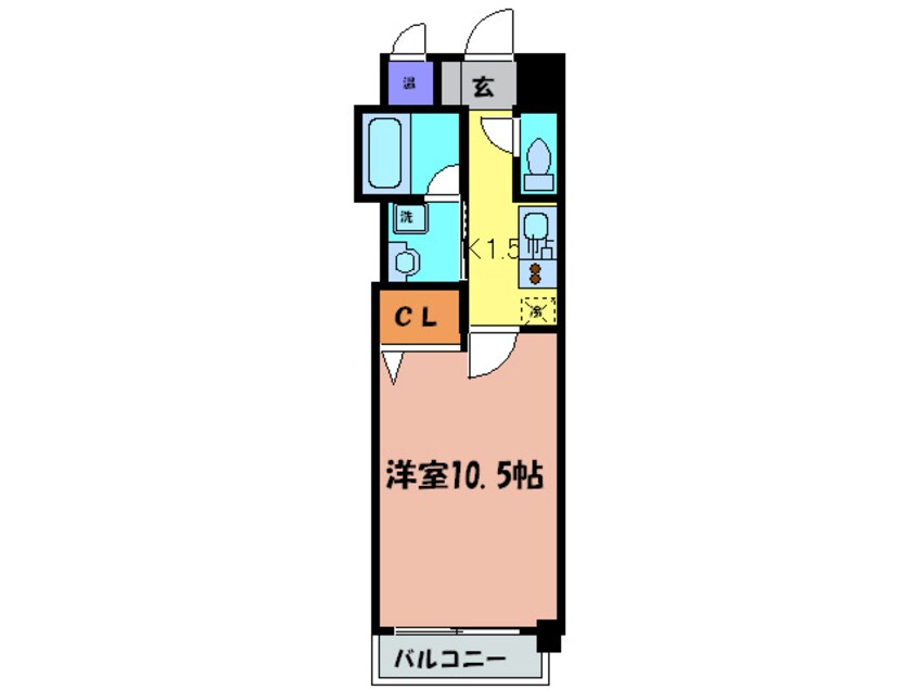 間取図 ルミナスビラ石橋