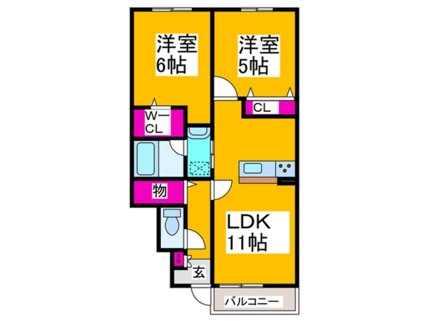 間取図 ガーデンホーム青葉丘