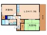 コ－ラルウェイ 2LDKの間取り