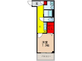 間取図 アルバス関大前