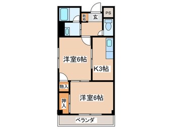 間取図 ヴィラ入舟