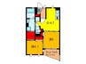 ＡＰＡＲＴＭＥＮＴ玉串東 2DKの間取り