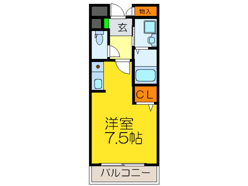 間取図 サウス高安