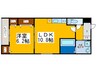 フジパレス堺大浜Ⅶ番館 1LDKの間取り