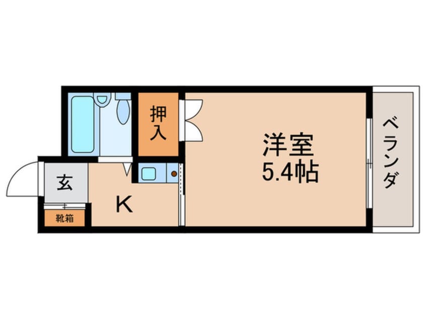 間取図 ロイヤルコート松虫