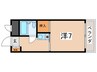 ロイヤルコート松虫 1Rの間取り