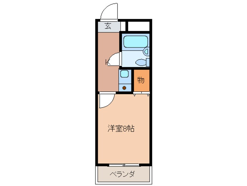 間取図 シロハイヌ名神町