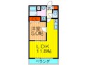 Ｍ　ＰＬＡＺＡ津田駅前１２番館の間取図