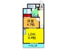 Ｍ　ＰＬＡＺＡ津田駅前１２番館 1LDKの間取り